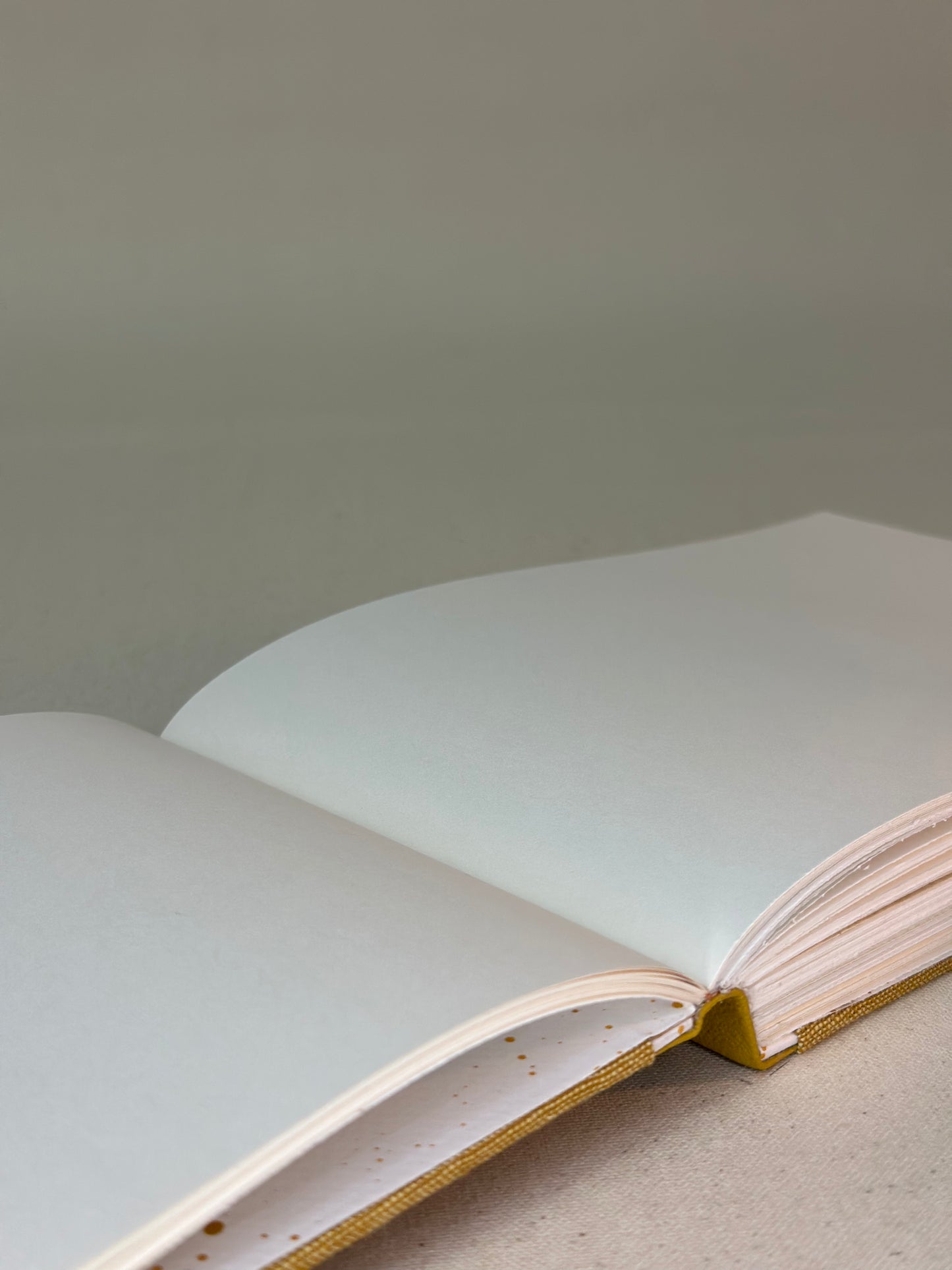 here and now sketchbook - yellow ocher
