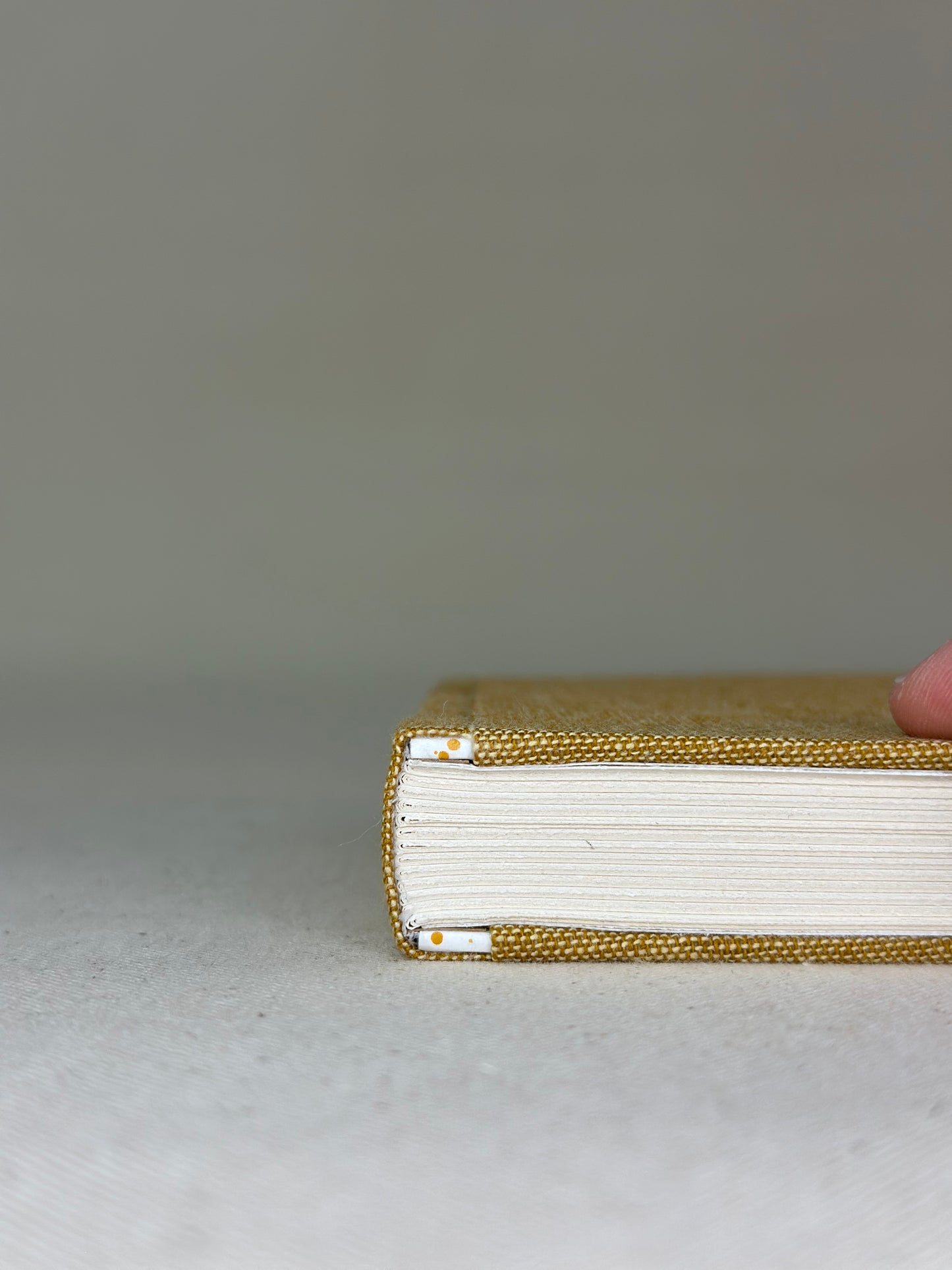 thanks/welcs journal - yellow ocher